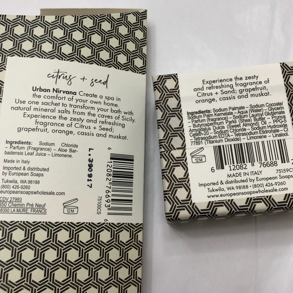 Urbana Mineral Bath Salts and Shea Butter Soap Set - Picture 3 of 3